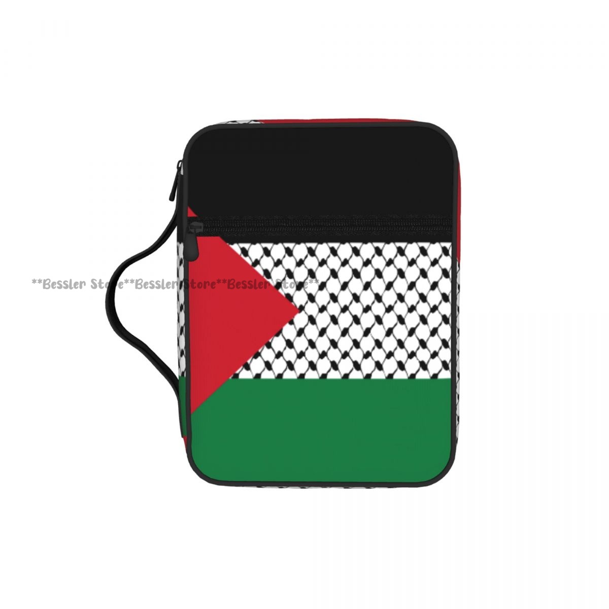 Handbags - Palestine Flag Bible Bag Zipper Handle