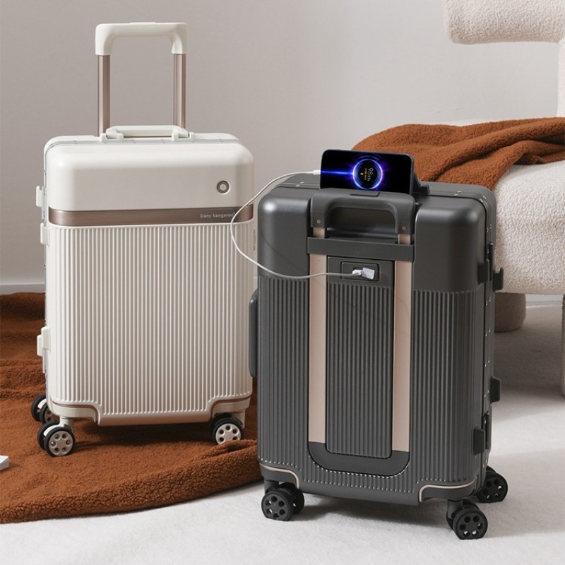 20/22/24/26 Travel Suitcase Tr - Aluminum Frame Carry On Luggage 评论和价格