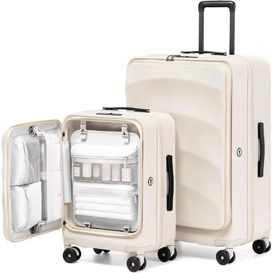 Top Opening Expandable Luggage - Expandable Hard Shell Luggage Set 评论和价格