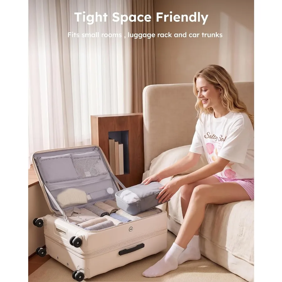 Top Opening Expandable Luggage - Expandable Hard Shell Luggage Set 评论和价格