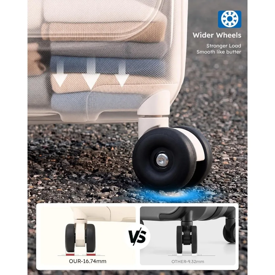 Top Opening Expandable Luggage - Expandable Hard Shell Luggage Set 评论和价格