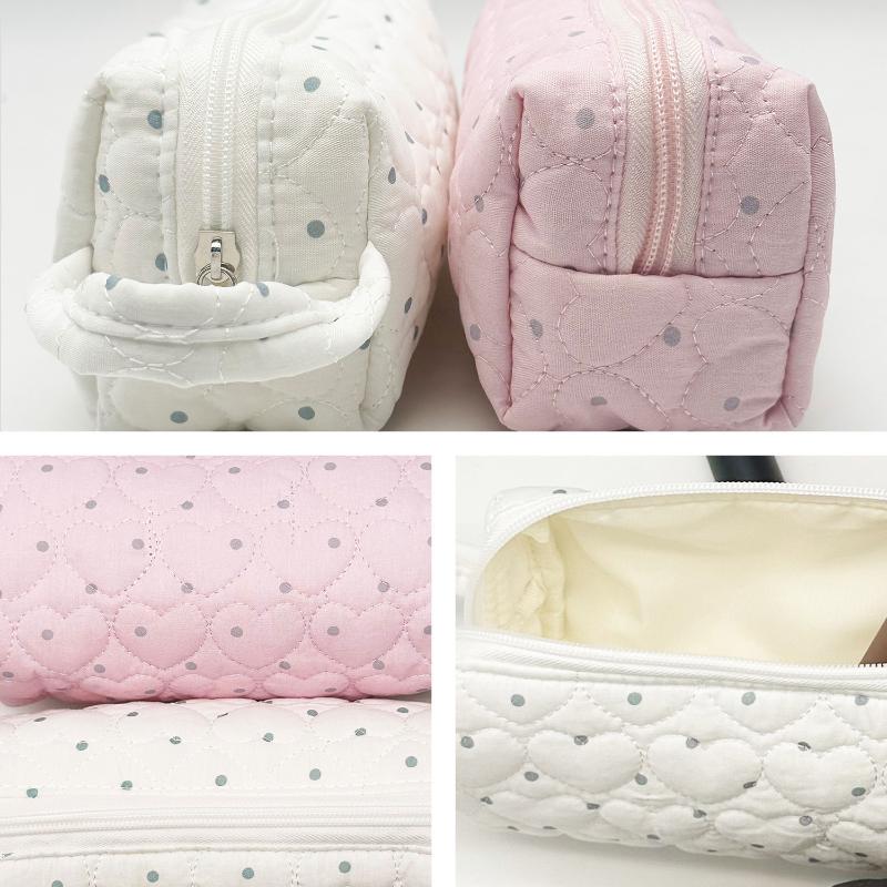 Portable Polka Dot Cosmetic Ba - Cosmetic Bags 评论和价格