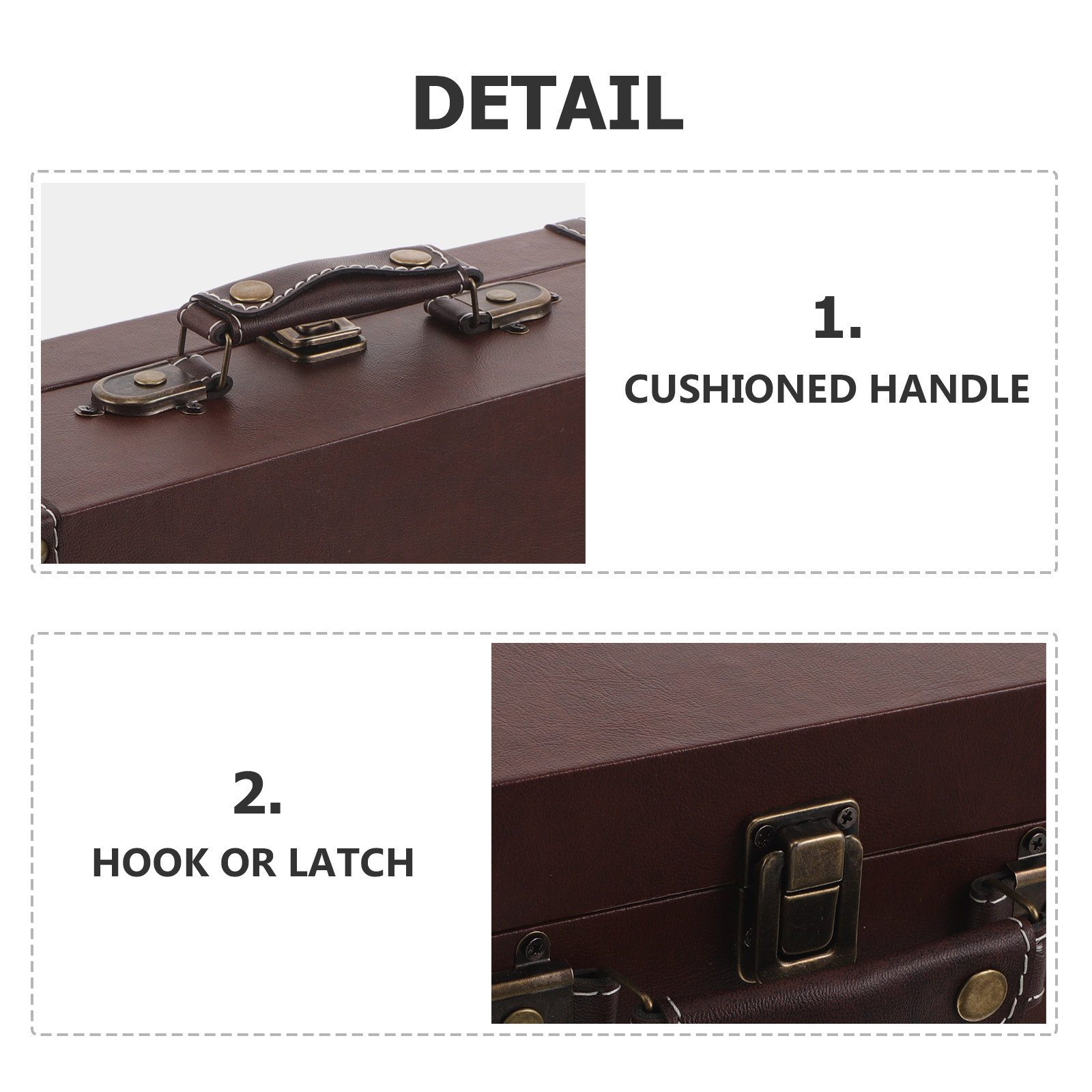Wood Retro Storage Box Vintage - Retro Vintage Trunk Suitcase 评论和价格