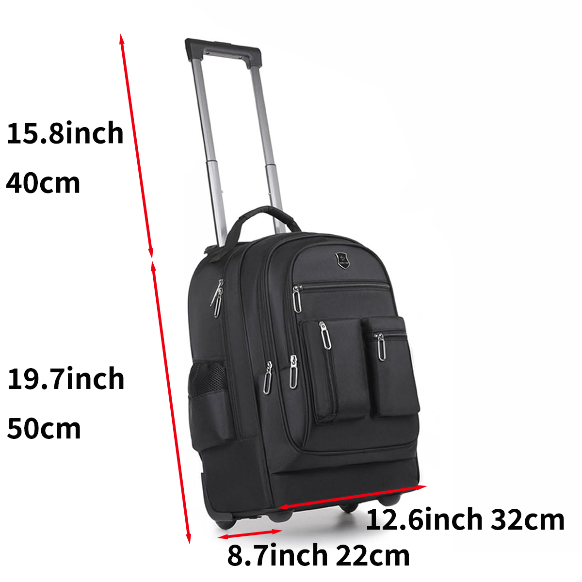 Wheeled Backpack, 20 inch Lapt - Foldable Rolling Luggage Bag 评论和价格