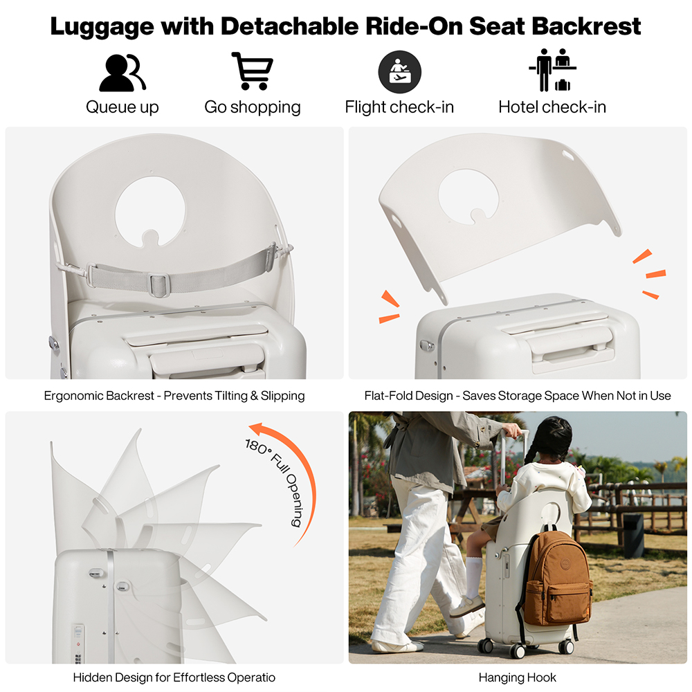 Mixi New Design 20 Inch Ride O - Foldable Rolling Luggage Bag 评论和价格
