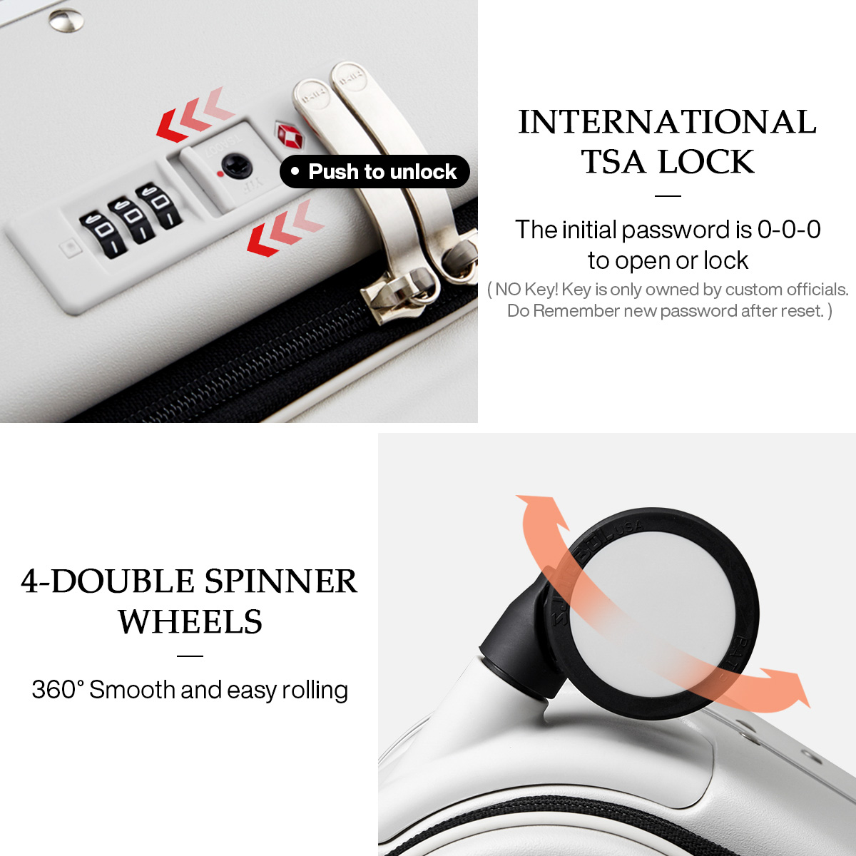 Mixi Patent Design Aluminum Fr - Foldable Rolling Luggage Bag 评论和价格