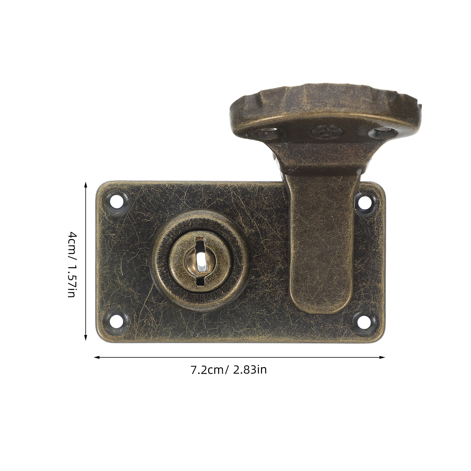 2Pcs Retro Luggage Lock Set Br - Retro Vintage Trunk Suitcase 评论和价格