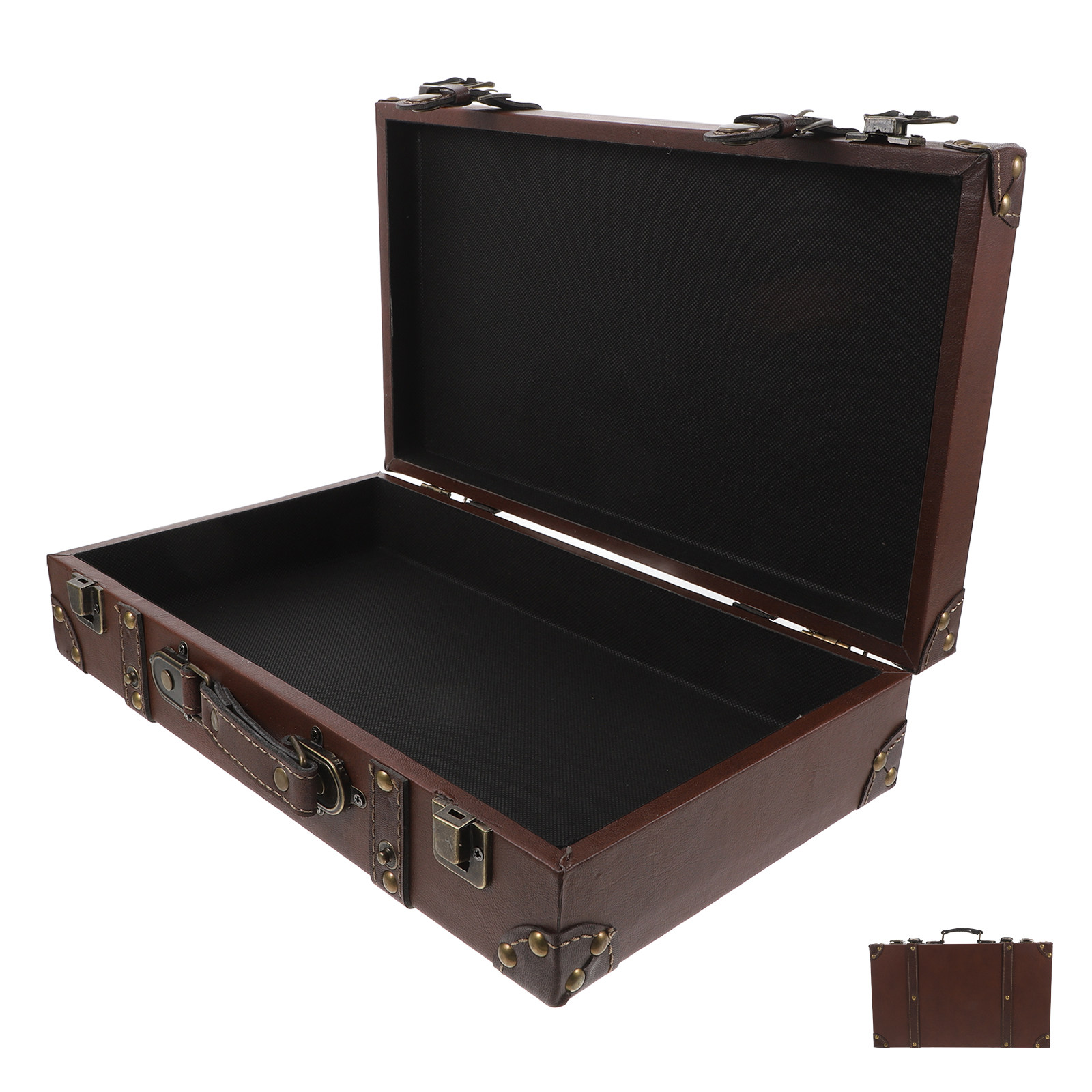 British Vintage Suitcase Trunk - Retro Vintage Trunk Suitcase 评论和价格