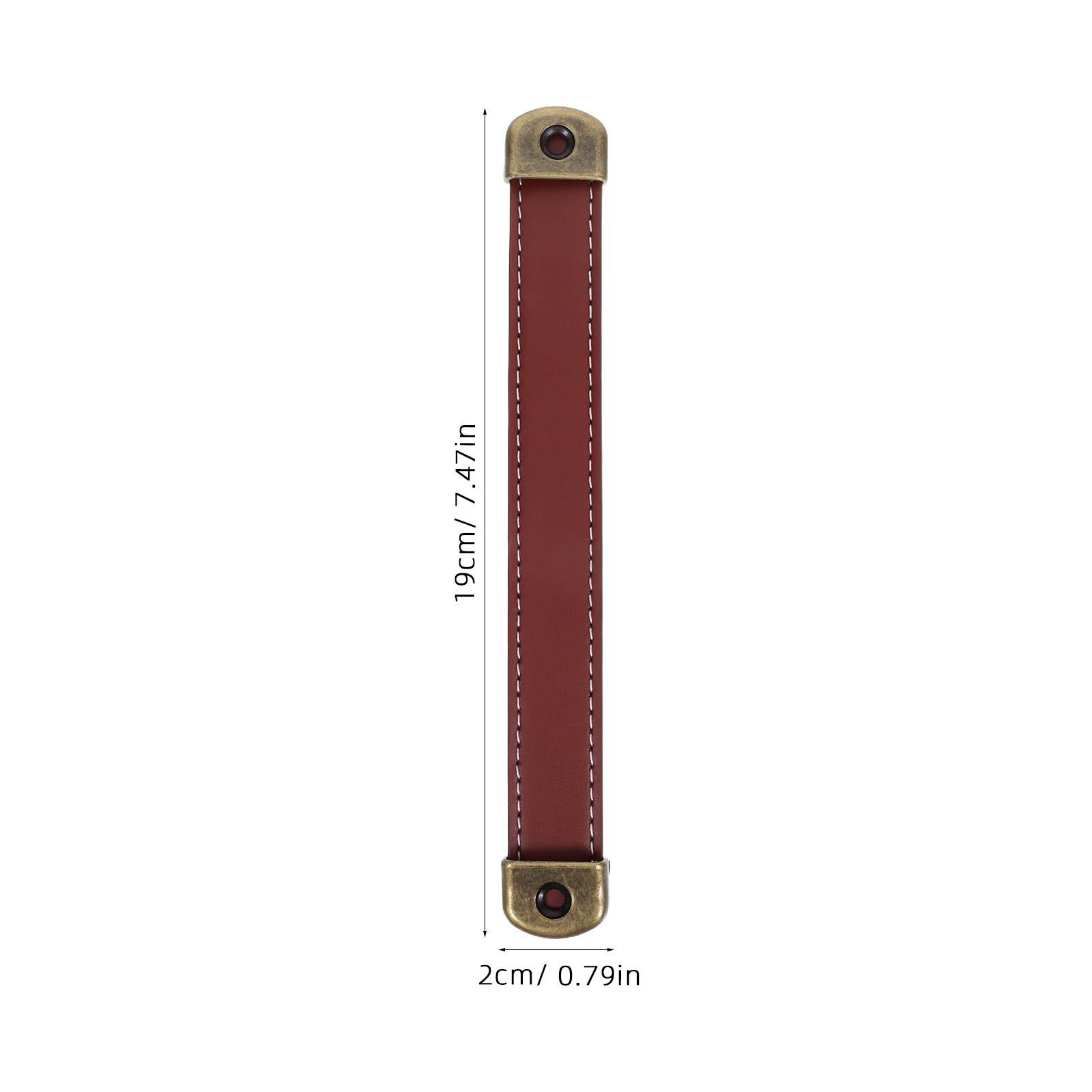 2Pcs Retro PU Cabinet Pull Han - Retro Vintage Trunk Suitcase 评论和价格